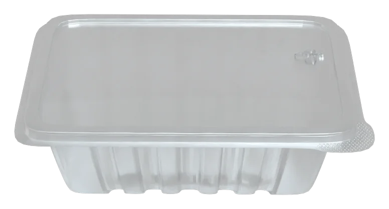 Pote Retangular 250ml MeoPack