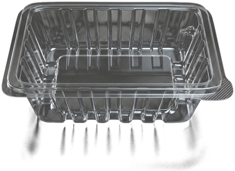 Pote Retangular 500ml MeoPack