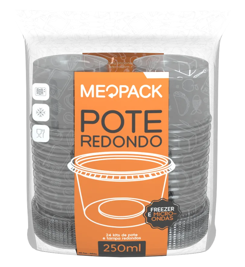 Pacote 24 potes 250ml