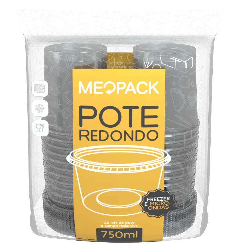 Pacote 24 potes 750ml
